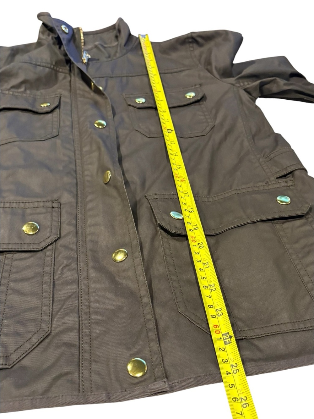 J. Crew - The Downtown Field Jacket, Coat. Size Small. Olive Green - Picture 16 of 16